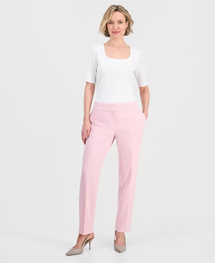 Women's Julia Stretch Crepe Mid-Rise Pants, Regular & Petite - thumbnail 7