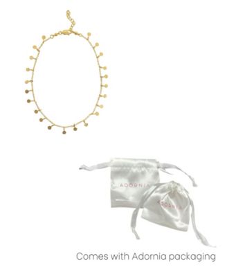 14k Gold-Plated Confetti Charm Ankle Bracelet