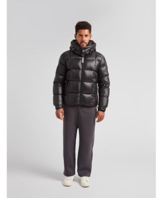 Men's EZ Boxed Hooded Racer Puffer Jacket