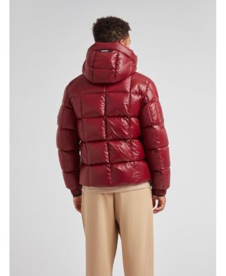 Men's EZ Boxed Hooded Racer Puffer Jacket