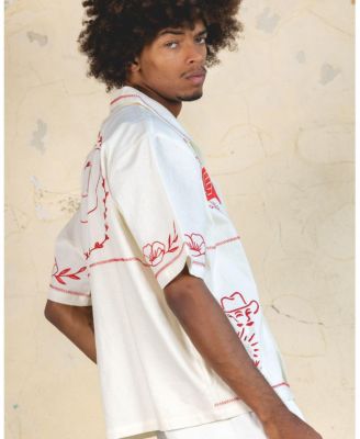 Men's Frontier Embroidered Button Up