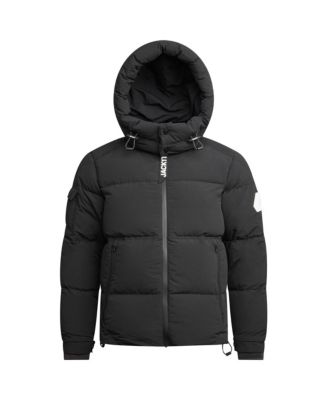 Men's EZ Water Hooded Puffer Racer Jacket