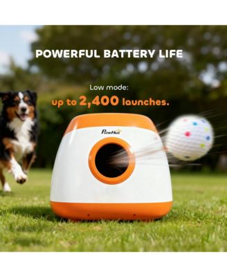 Automatic Dog Ball Launcher, Dog Ball Thrower, 26-79 FT Disce