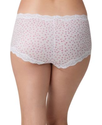 Women's Everyday Pretty Lace Mid-Rise Boyshort Panty DMPLBS