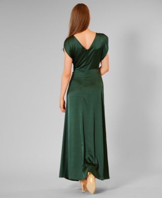 Women's Boat Neck Gown