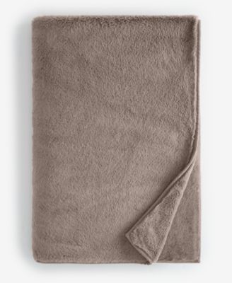Reversible Faux-Fur Throw, 50" x 70", Macy's Exclusive (A $150.00 Value)