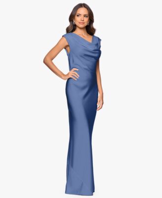 Petite Cowl Neck Gown
