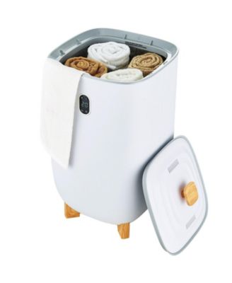 Towel Warmer for Bathroom, 35L Large Bucket Dryer with Auto Shut-Off, Fits 6 Oversized Towels, Blankets, Clothes, and Bathrobes for Spa Use