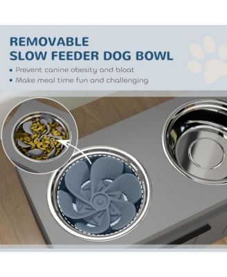 Elevated Dog Bowls, Raised Dogs Bowl Sd with 25L Storage Drawer