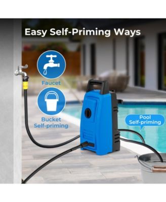 1900 PSI 1.8 GPM Electric Pressure Washer with 4 Quick Connect Nozzles