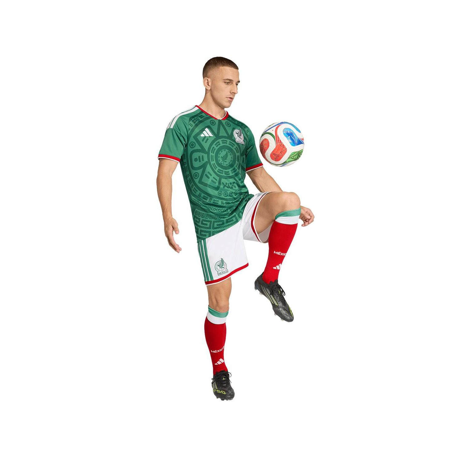 Men's White Mexico National Team FIFA x World Cup 2026 Replica Shorts