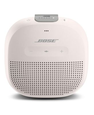 SoundLink Micro Bluetooth Speaker, White Smoke, Bundle with Power Bank Charger