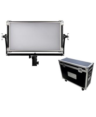 Vortex8 Soft 2x1 RRGBBW 650W LED Light with Yoke, Dome Diffuser and Hard Case