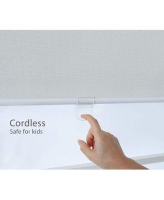 Polyester Hudson Blackout Roller Shade 36x72" Pepper