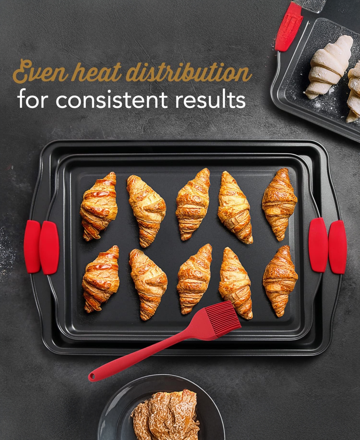 Nestl Premium -Pc. Baking Sheet Set