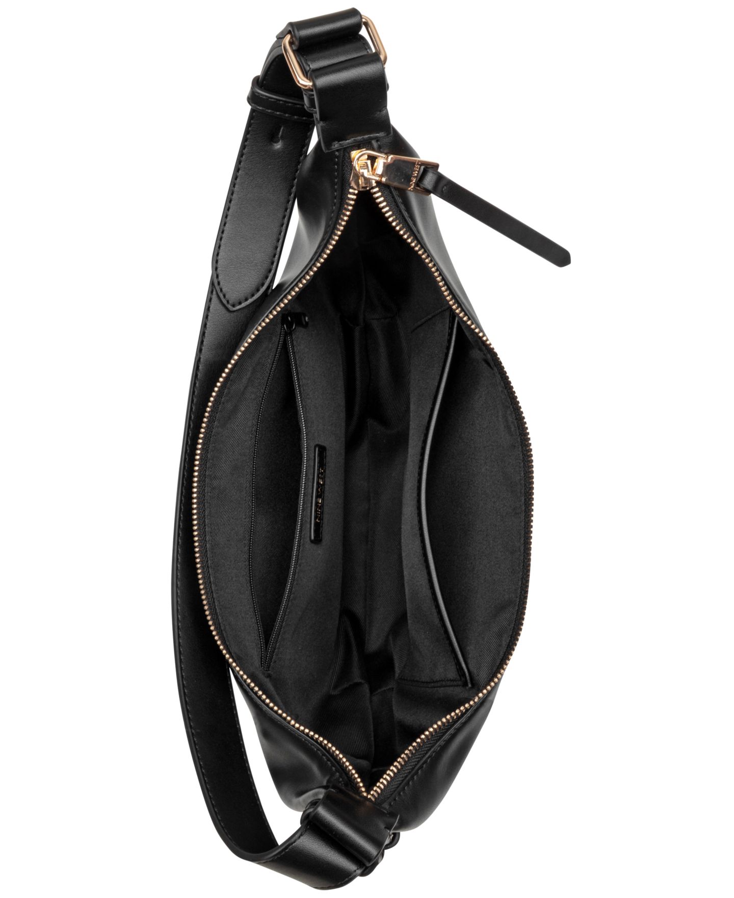 Женская сумка Nine West Laramie Covertible Crossbody Medium Hobo, цвет: Чёрный — фото 4