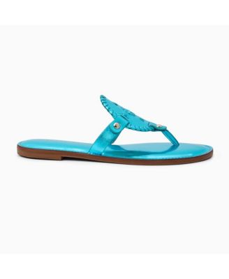 Collins Silver Metallic Nappa Leather Sandal