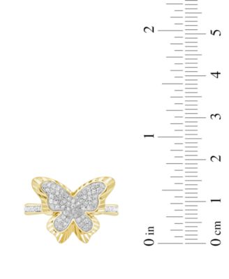 Diamond Ring (1/4 ct. t.w.) in 10k Yellow Gold