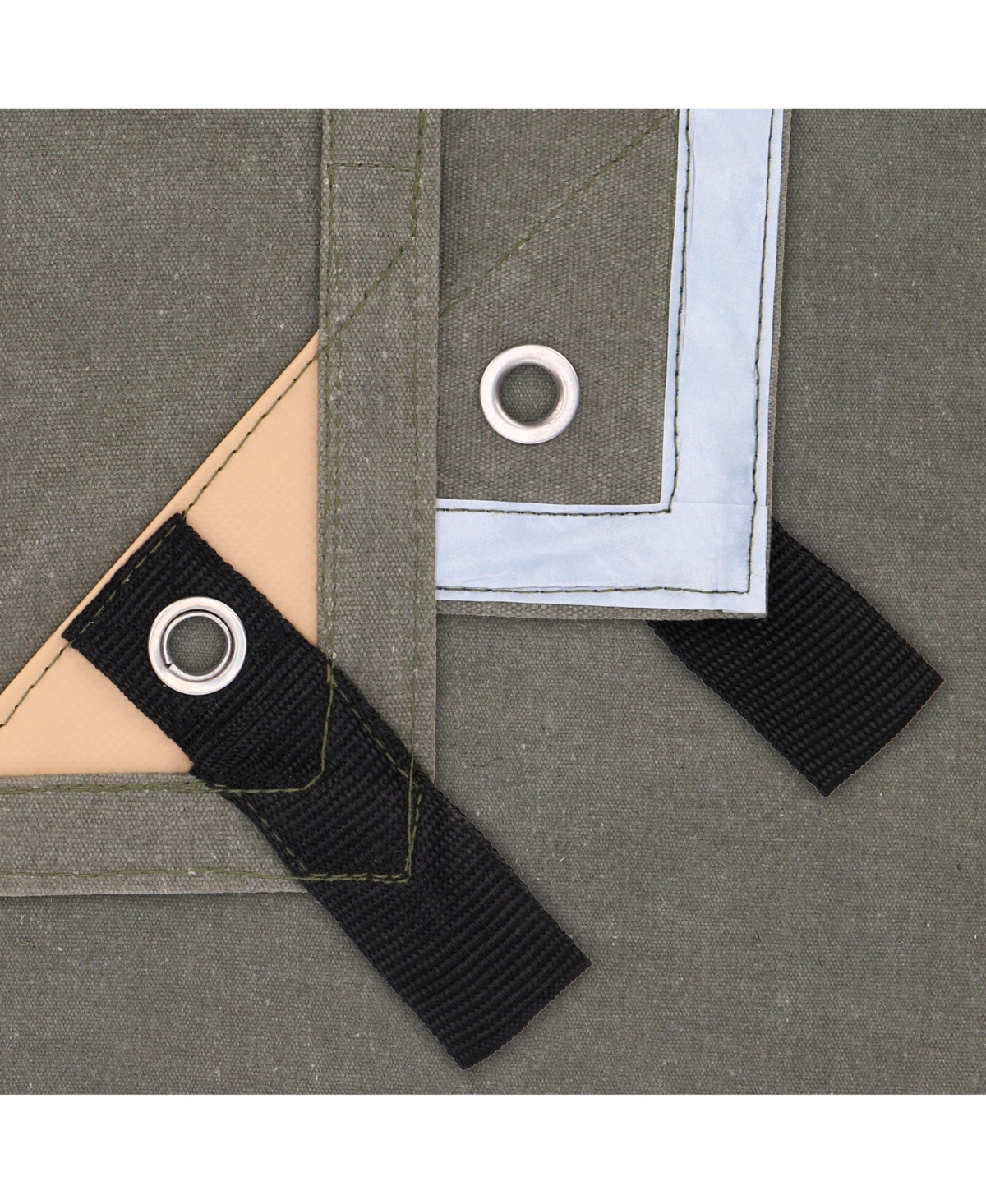 18 oz. Canvas Tarp 20x20 Olive