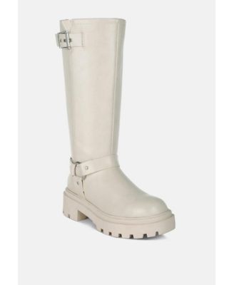 Womens Taimen Harnes Detail Long Boots