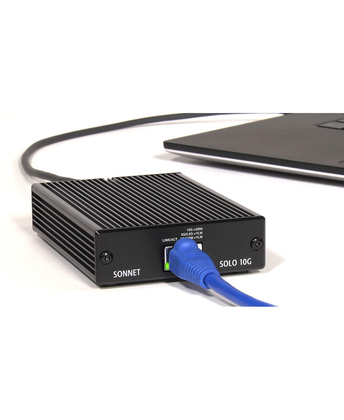 Sonnet Solo 10G Thunderbolt 3 to 10 Gigabit Ethernet Adapter with Nbase-t Support