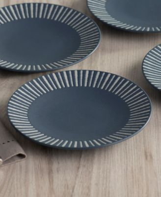 Colorwave Stripe Mini Plates, Set of 4