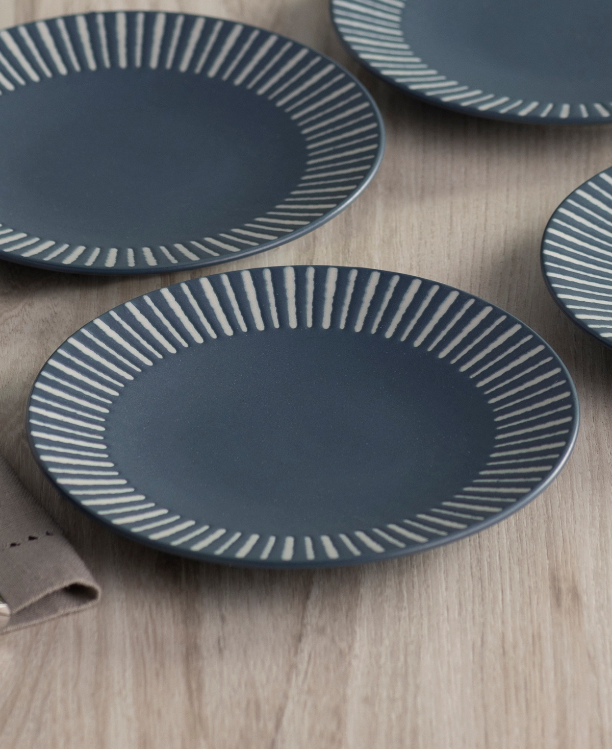 Noritake Colorwave Stripe Mini Plates, Set of 4