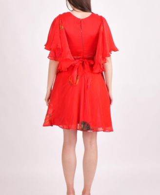 Women's Biha Hand Tie Mini Dress