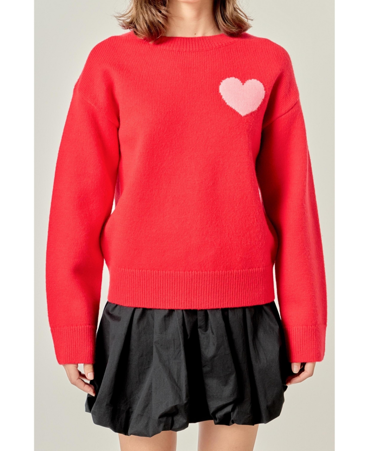 English Factory Women's Heart Sweater
