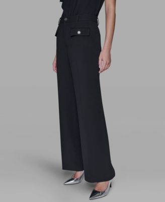 Women's Mid Rise Straight Leg Pants