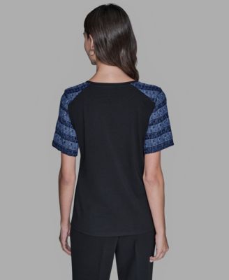 Women's Raglan Short-Sleeve Blouse