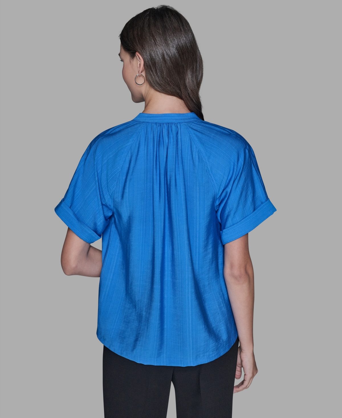 Karl Lagerfeld Paris Women's Drop Shoulder Top