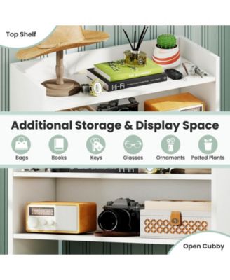 Shoe Storage Cabinet with 2 Flip Drawers, Adjustable Removable Shelves for Entryway