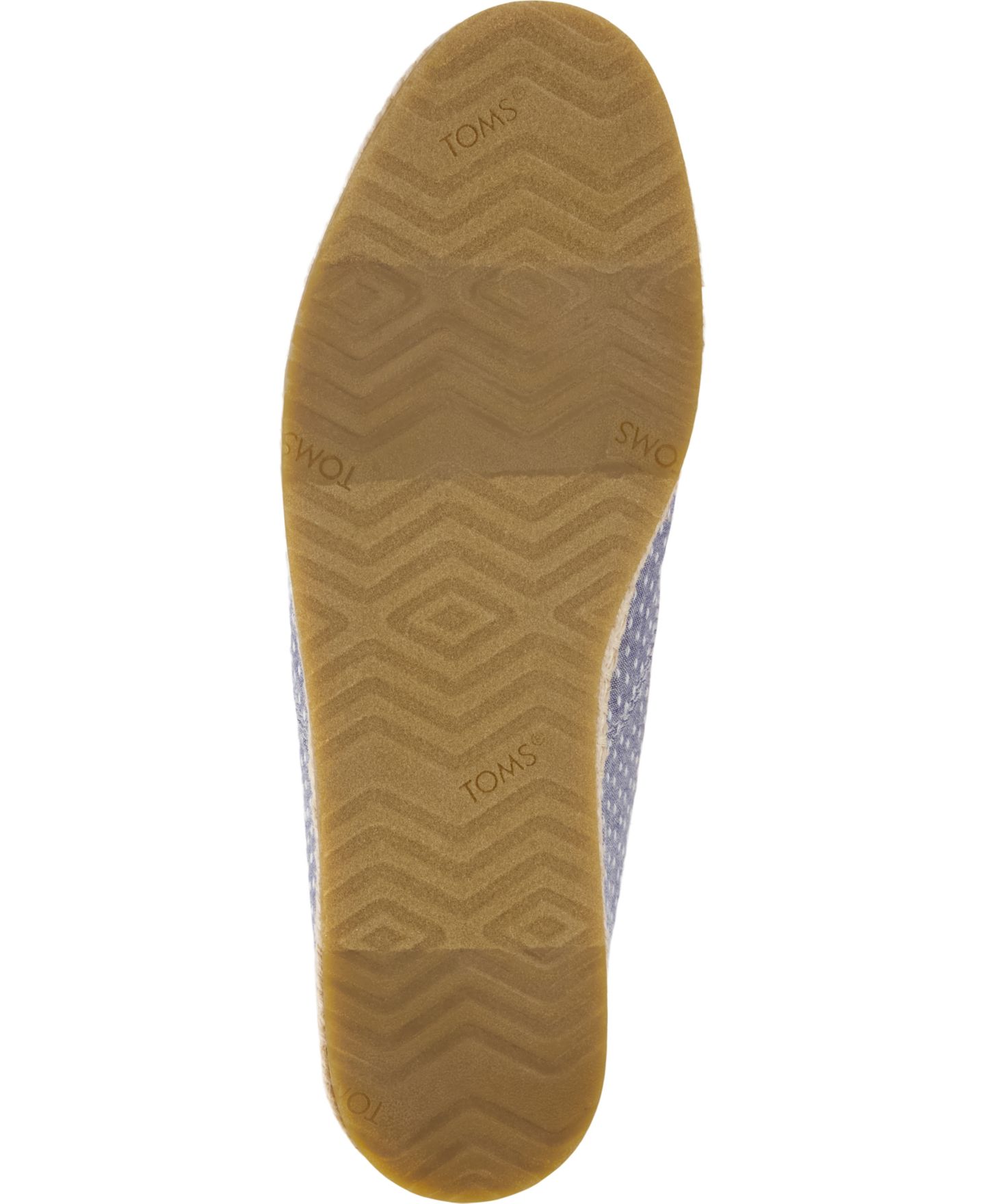 Женские балетки TOMS Palmera Plus Slip-On Espadrilles Flats, цвет: Туманный шамбре — фото 5