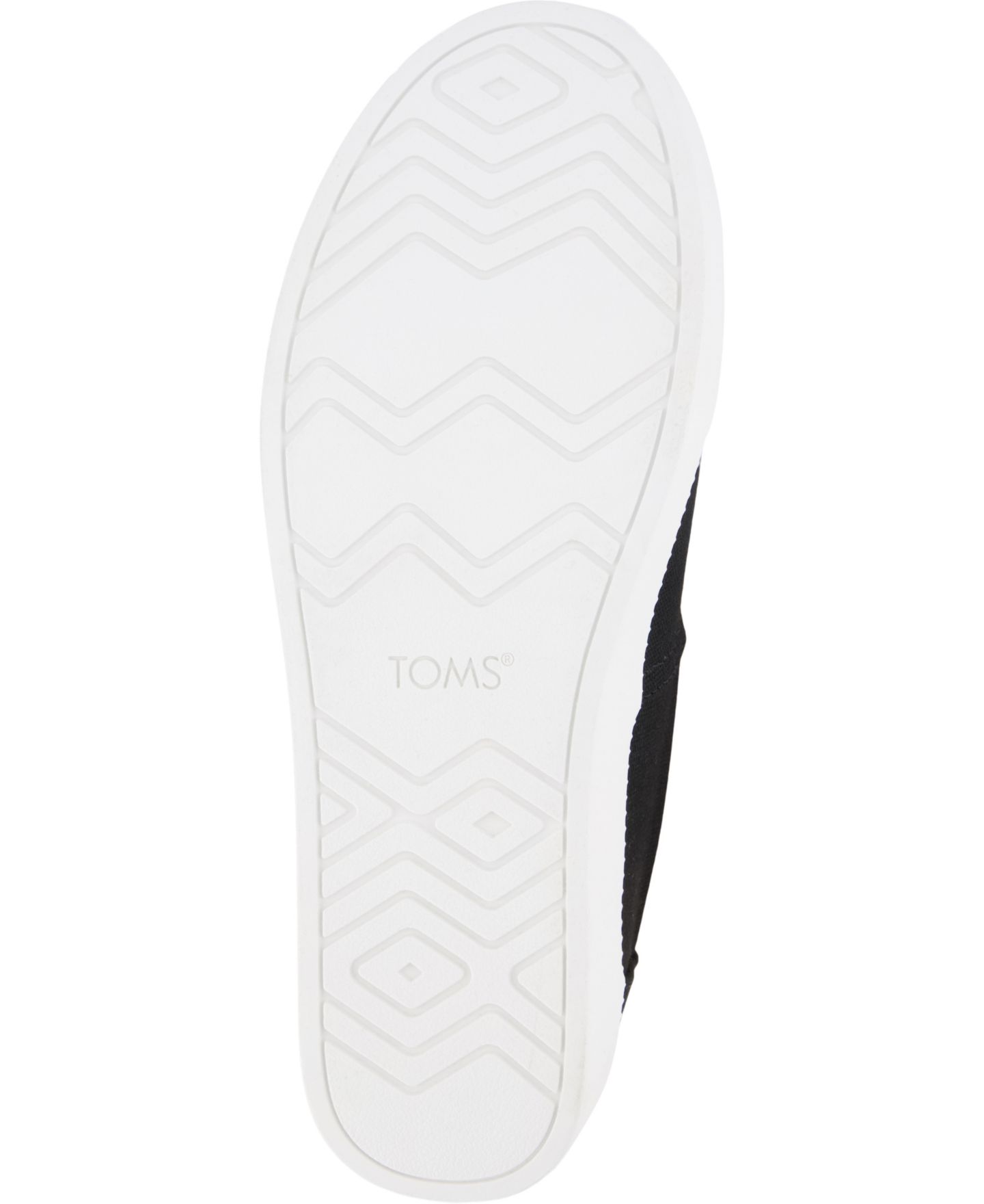 Женские кроссовки TOMS Asher Platform Slip-On, цвет: Чёрный холщовый — фото 5