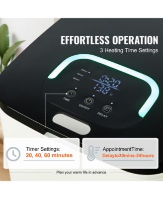 Towel Warmer for Bathroom, Large Bucket with Child Lock, Temp Indicator, 24H Timer & Auto Shut-Off, Fits 4 Towels, Blankets & Clothes