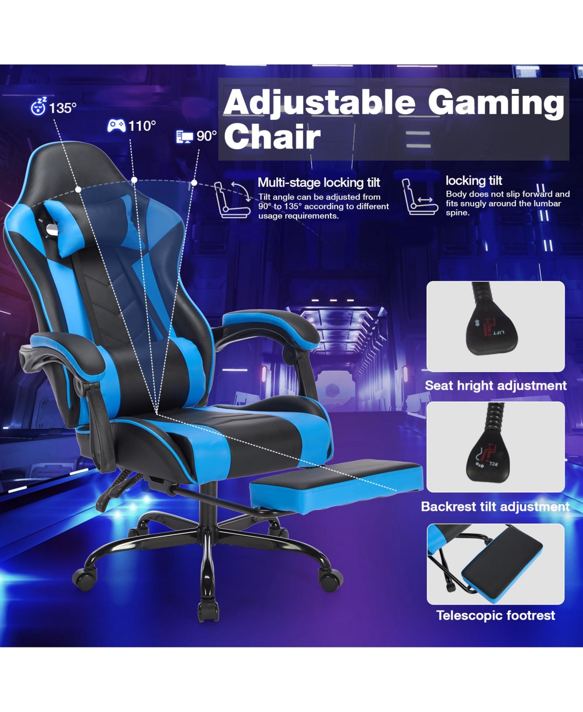 Flynama Gaming Chair Dj-7P288692