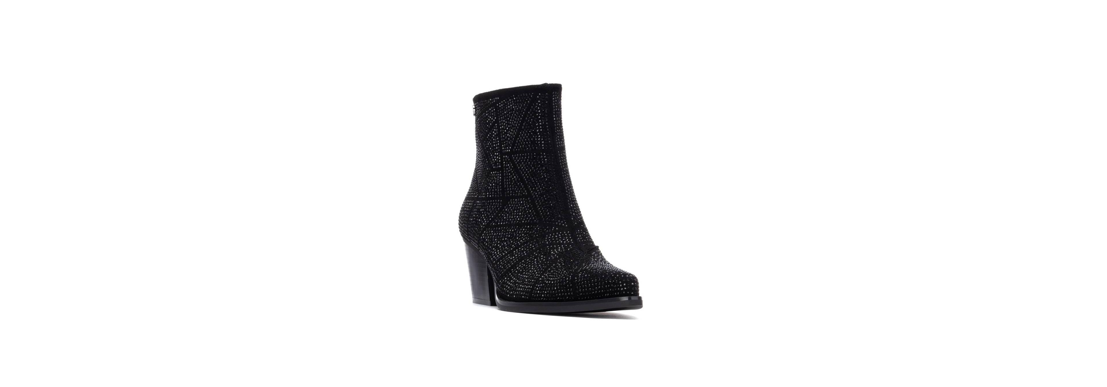 Xti Women's Suede Heeled Ankle Booties