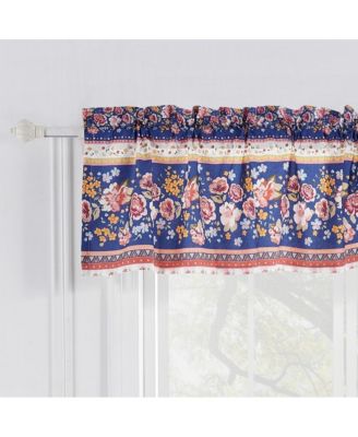 Marsha Window Valance - 84x16", Blue