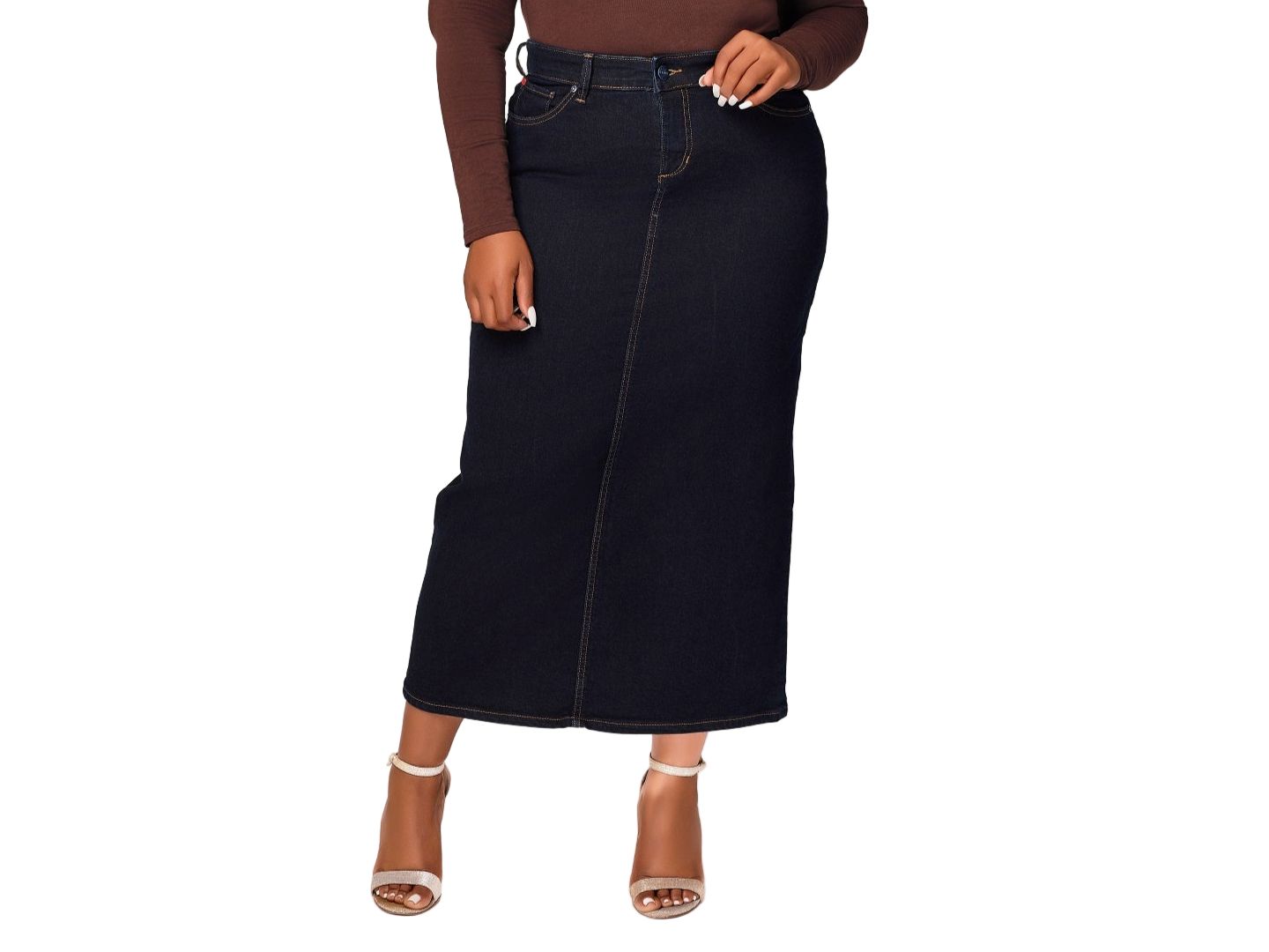 SLINK Jeans Женская джинсовая юбка макси Slink, цвет: Ava — фото 1