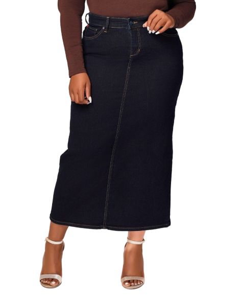 SLINK Jeans Женская джинсовая юбка макси Slink, цвет: Ava