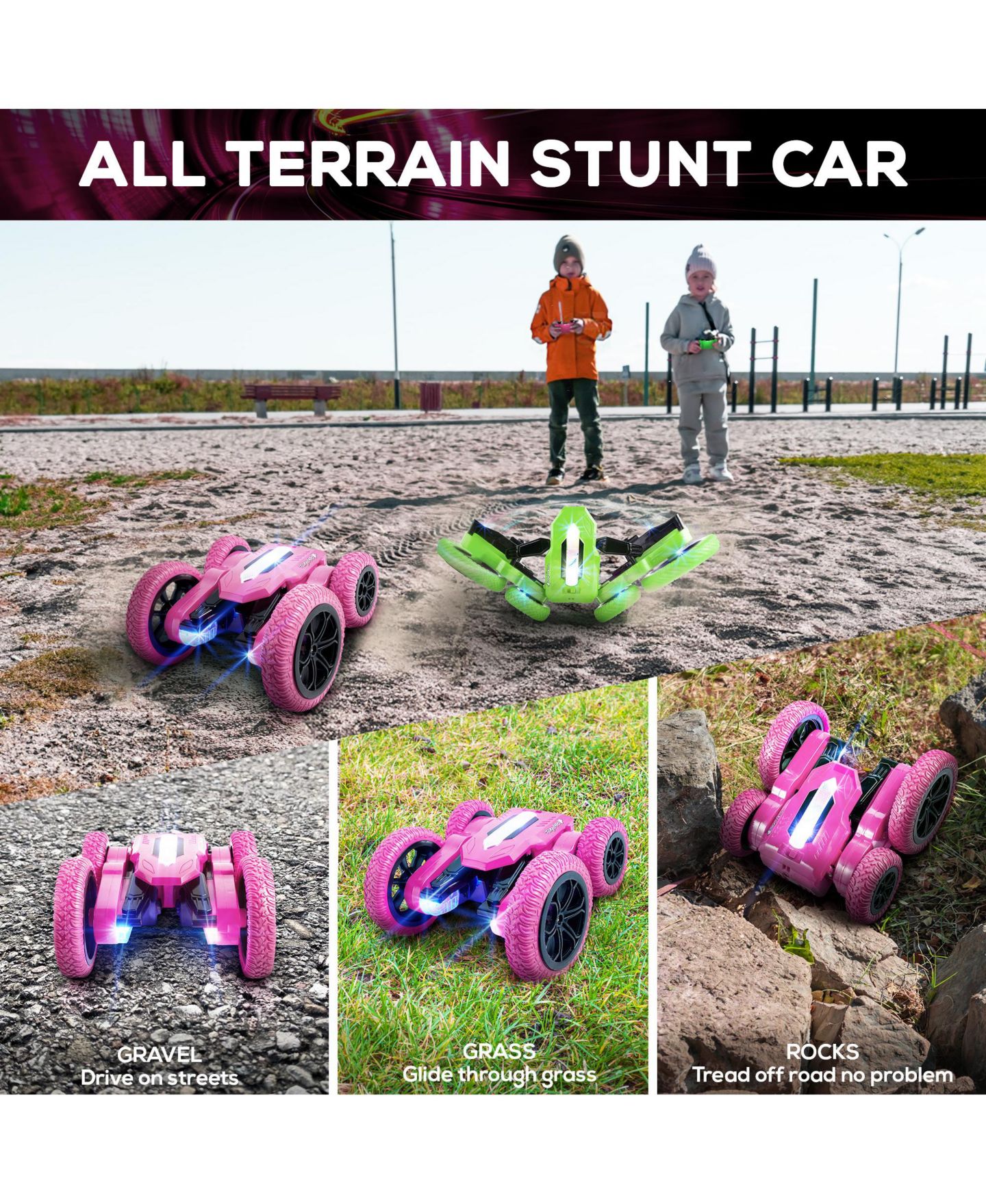 Детская игрушка USA Toyz Tornado Extreme Off-Road Stunt RC Car — фото 4