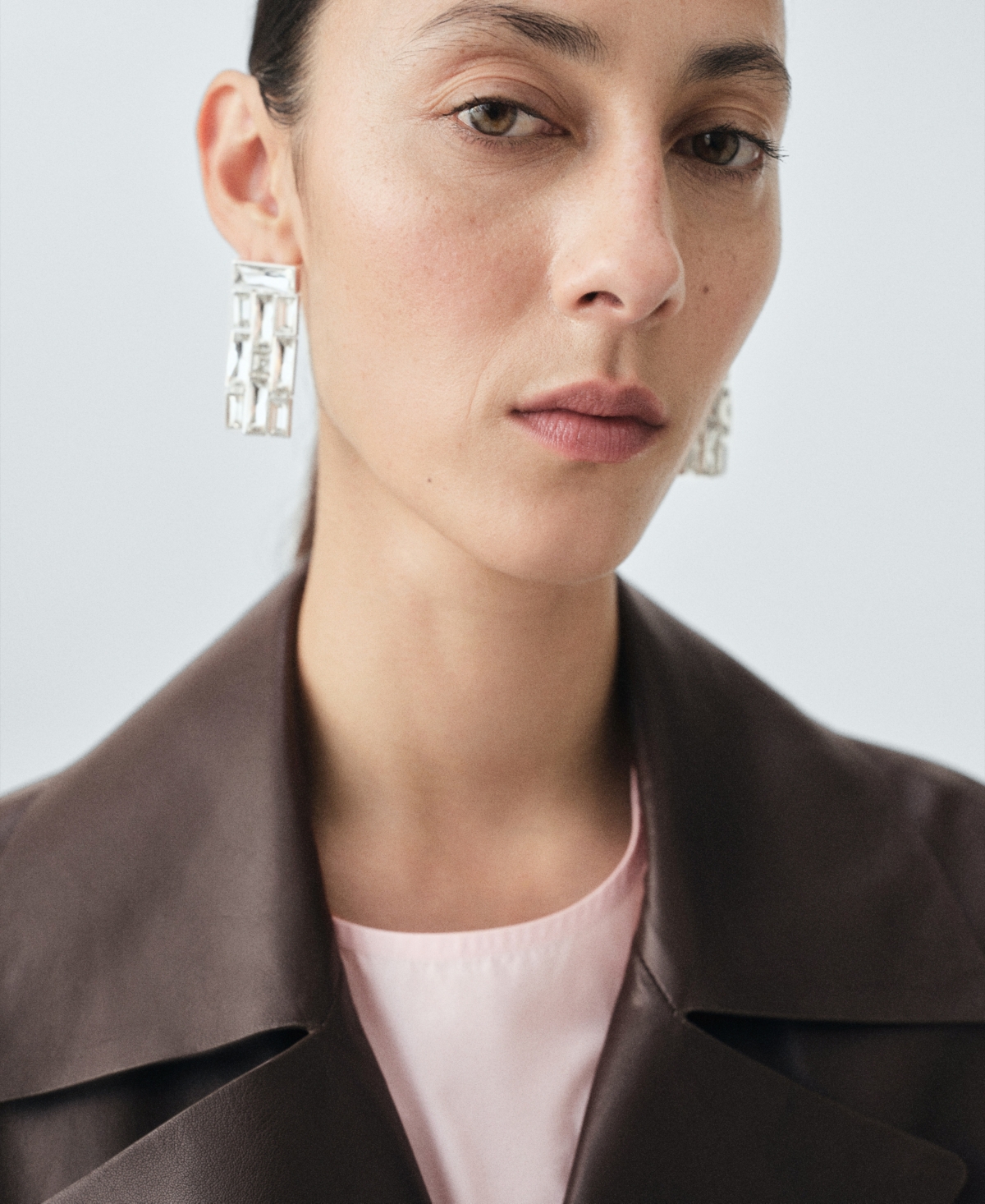 Mango Women's 100% Leather Belt Trench Coat