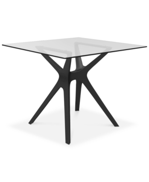 Vela Indoor/Outdoor Table with Tempered Glass