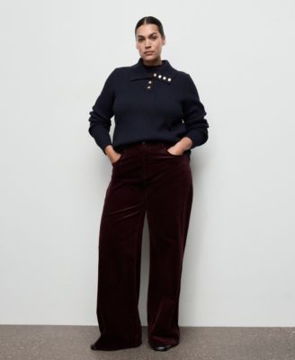 Women's Wide-Leg Corduroy Jeans