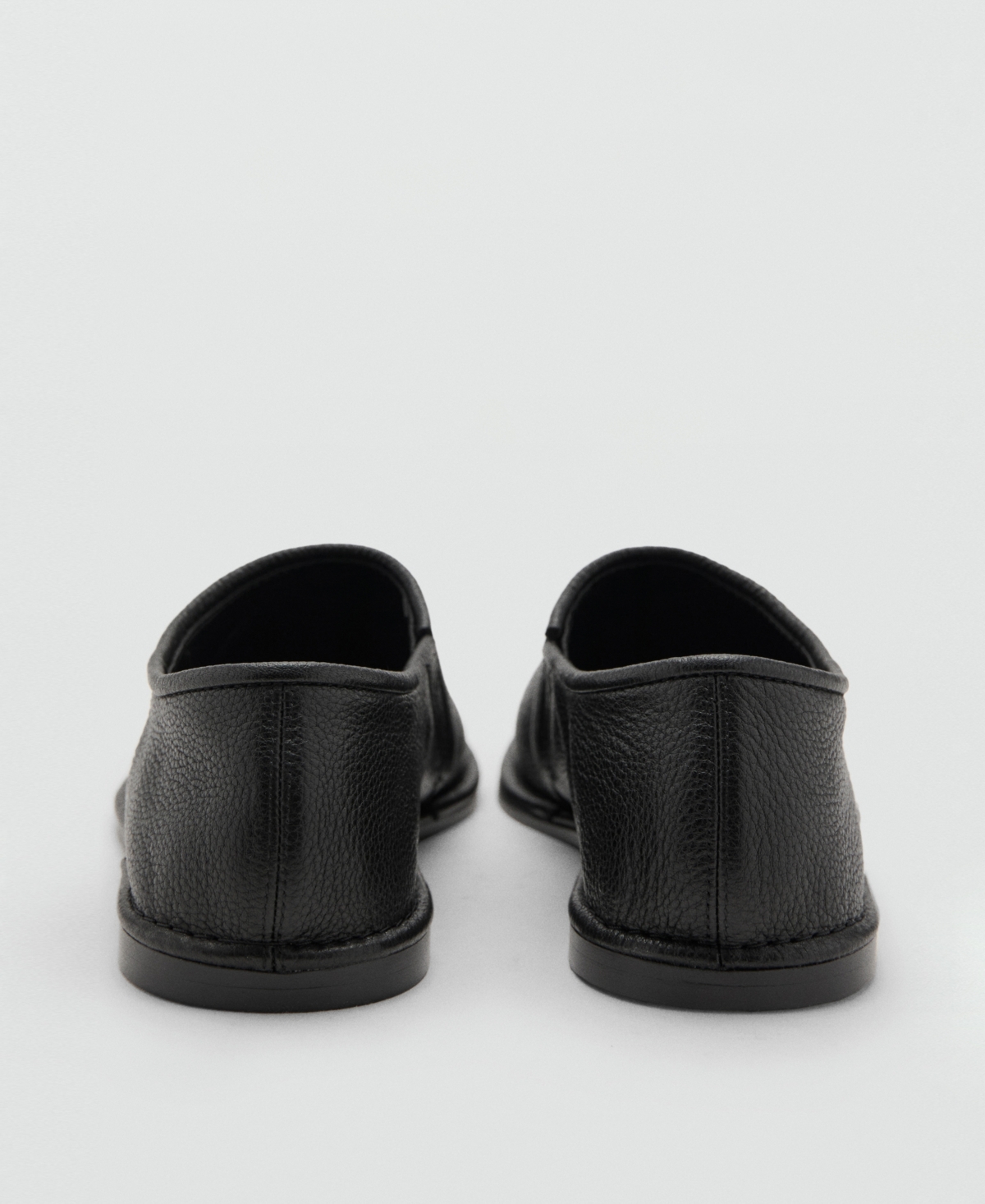 Mango Women's Leather Flat Shoes In Multi