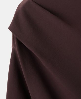 Women's Asymmetrical Neckline Blouse