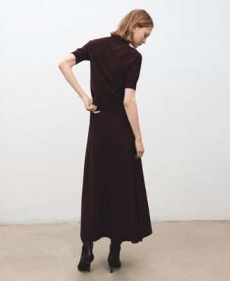 Women's Wool-Blend Knitted Skirt