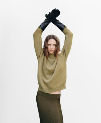 Women's Pleated Knit Skirt