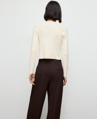 Women's Ribbed Knitted Cardigan